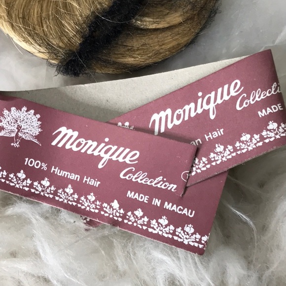 NWT Monique TEENIE WEENIE Round Cap Doll Wig SZ 9-10 100% HUMAN HAIR, Short Bob - Picture 3 of 7